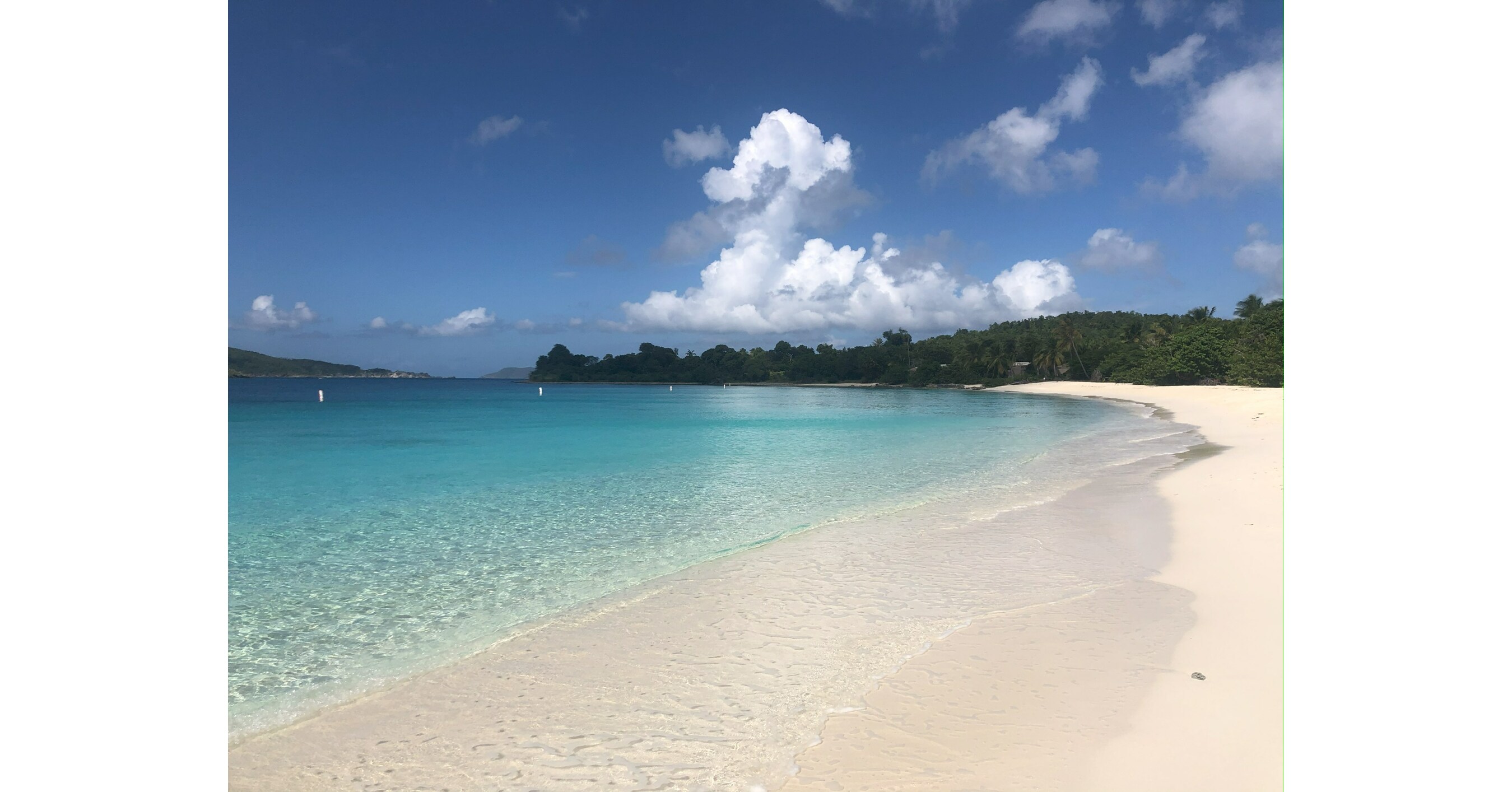 Trunk Bay in St. John, U.S. Virgin Islands, Named the 1 Beach by The