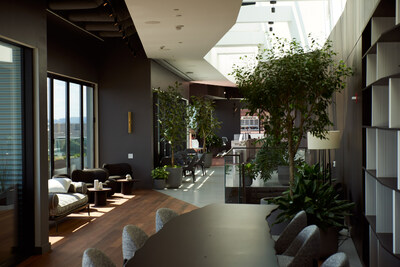 Penthouse level of Sterne Kessler's award-winning office at 1101 K Street NW, Washington DC. (photo credit: Tim Coburn)