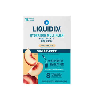 Hydration Multiplier Sugar-Free White Peach 15 ct
