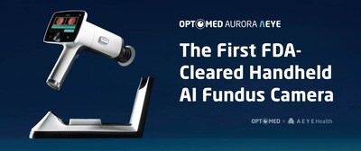 The first FDA-cleared handheld AI fundus camera for the detection of more than mild diabetic retinopathy.