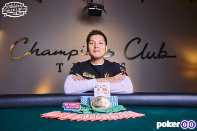 Ren Lin is the winner of the first-ever PGT Texas Poker Open Main Event held at Champions Club Texas. Lin won $400,000 in prize money.