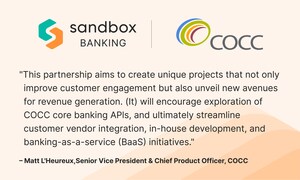 Sandbox Banking chosen to be API Management and Integration Platform as a Service (iPaaS) provider for new COCC ConnectSuite platform