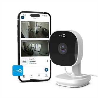 The myQ Smart Indoor Camera is the latest evolution in the myQ Smart Access Ecosystem. With the new myQ Smart Indoor Camera, you’ll be able to keep an eye on the inside of your home from anywhere, anytime – all through the myQ app.