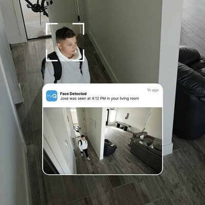 The Smart Indoor Camera provides homeowners line of sight to all activity in their home through features like person detection, motion detection, and preview notifications.