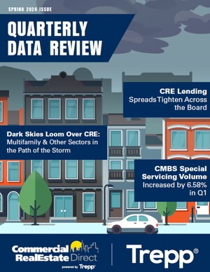 Trepp and Commercial Real Estate Direct Release Q1 2024 Quarterly Data Review, Analyzing Data that Shows Trouble in Multifamily &amp; Office CRE Sectors