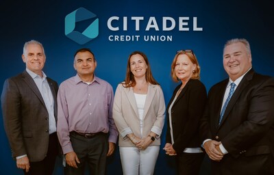 From left to right: Citadel CEO Bill Brown, Board member Madhav Gopal, Board member Jessica Schuler, Chairwoman of the Board Claudia Hellebush, Board member Joe Glace.