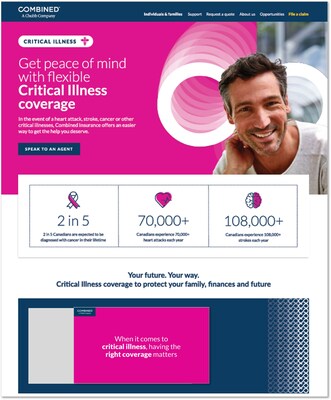 New Combined Critical Illness Webpage