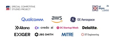 Special Competitive Studies Project hosts The AI Expo for National Competitiveness alongside sponsors.