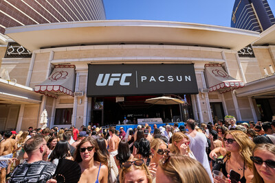UFC and Pacsun partnership activation at Encore Beach Club inside Wynn Las