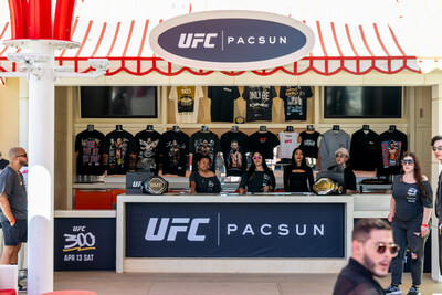 UFC and Pacsun partnership activation at Encore Beach Club inside Wynn Las Vegas