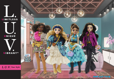 Far Out Toys debuts its first fashion-forward doll collection, L.U.V., with trending fashions and stylish designs inspired by real runways.