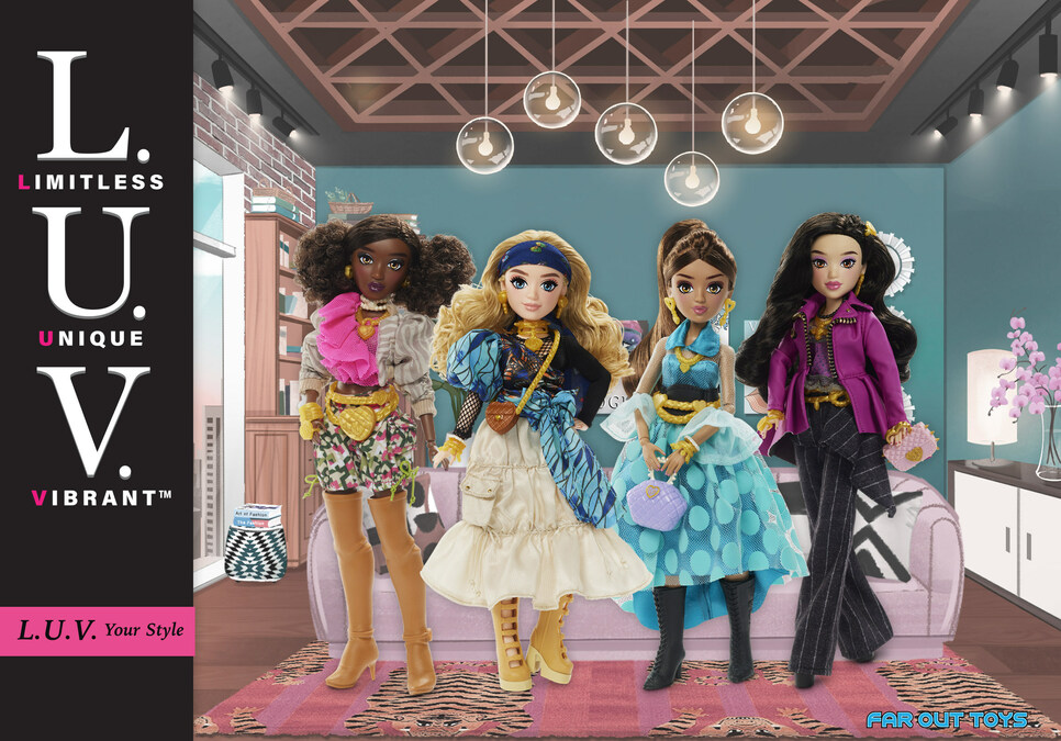 Far Out Toys Debuts its First Fashion-Forward Doll Collection, L.U.V., with Trending Fashions & Stylish Designs Inspired by Real Runways - Vimarsana News