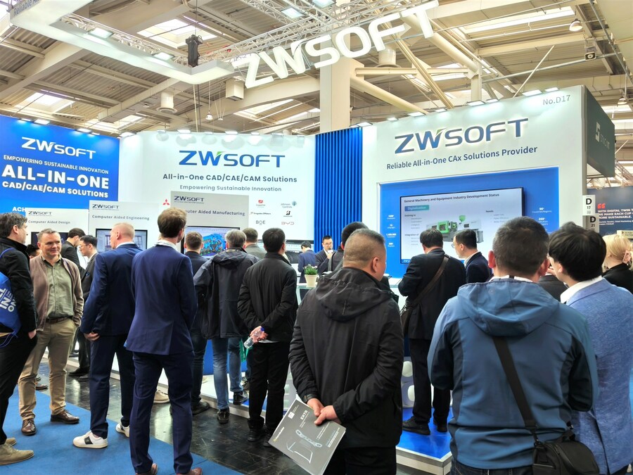 ZWSOFT Showcased Advanced CAx Solutions for Sustainable Innovation at Hannover Messe 2024 - Vimarsana News