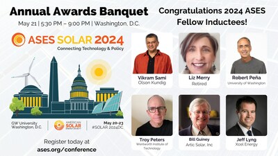 Congratulations to the 2024 ASES Fellow Inductees! Come celebrate at the ASES Annual Awards Banquet on May 21 from 5:30- 9:00 PM ET at The George Washington University in Washington, DC. Tickets are available at ases.org/conference.