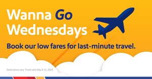 SOUTHWEST AIRLINES LAUNCHES WANNA GO WEDNESDAYS