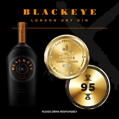 Blackeye Gin wins Double Gold at SFWSC