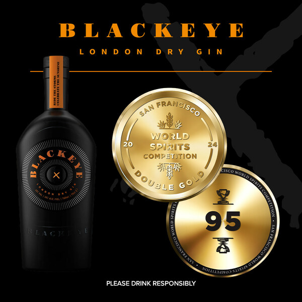 BLACKEYE GIN WINS DOUBLE GOLD AT PRESTIGIOUS 2024 SAN FRANCISCO WORLD