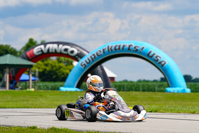 Asher Farris driving his way to another great finish.