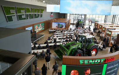 AGCO celebrated the grand opening of Fendt Lodge in Jackson, MN, on May 1. The center is the brand’s official home in North America and will host corporate meetings, product launches, dealer training, and customer visits.
