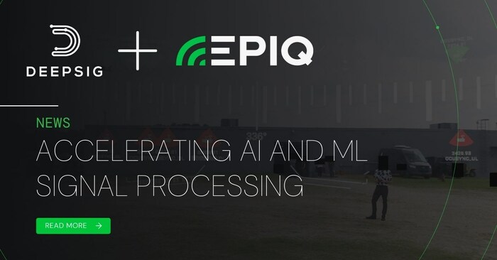 Epiq Solutions announces new partnership with DeepSig. Matchstiq G-Series and X40 platforms incorporate OmniSIG AI/ML technology to enhance signal intelligence and direction finding.