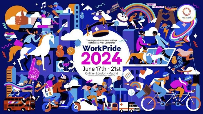 myGwork's annual virtual five-day global WorkPride Conference returns on 19 June 2024. (PRNewsfoto/myGwork)