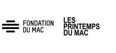 Logos Fondation du MAC + Les printemps du MAC (Groupe CNW/Musée d'art contemporain de Montréal)