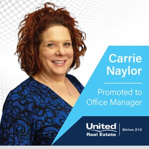 Carrie Naylor Promoted to Office Manager at United Real Estate Strive 212: Setting New Standards