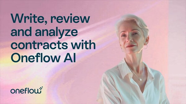 Oneflow announces the launch of Oneflow AI - Write, review and analyze contracts at scale