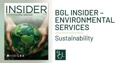 The environmental sector has continued at a strong pace as the emphasis on sustainability continues to grow, according to an industry report coauthored by the Environmental investment banking team from Brown Gibbons Lang & Company (BGL) and L.E.K. Consulting.