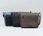 Color options: Storm Gray  or Black X-Pac Canvas + black full-grain leather; tan waxed canvas + chocolate full-grain leather