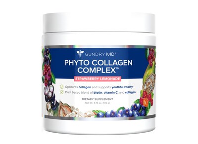 Gundry MD Phyto Collagen Complex is a delightful strawberry lemonade flavor with a special mix of ingredients to bolster the body's collagen production, supporting stronger, more resilient skin, nails, and hair. With this supplement, you can move with greater freedom, comfort, and flexibility. What sets this product apart is its distinction as a collagen-supporting supplement rather than a typical collagen supplement.