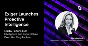 Exiger Launches Proactive Intelligence, Led by Fortune 500 Intelligence and Supply Chain Executive Mary Luciano