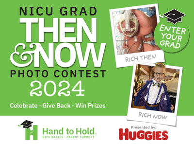 The 2024 NICU Grad Then & Now Photo Contest, sponsored by Huggies, unites NICU families to raise funds to ensure NICU support services remain free to all NICU families.  Celebrate, Give Back, Win Prizes.