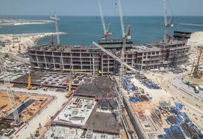 Wynn Al Marjan Island construction as of May 1, 2024