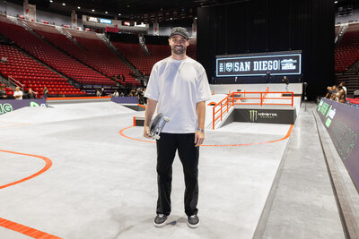 Monster Energy’s UNLEASHED Podcast Welcomes Skateboarders Matt Berger on Special Live Episode 406 at the Street League Skateboarding Event in San Diego.