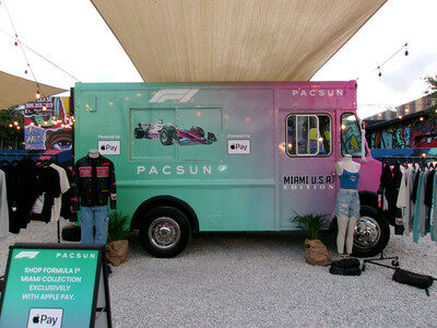 Pacsun x Formula 1 Pop-Up Truck