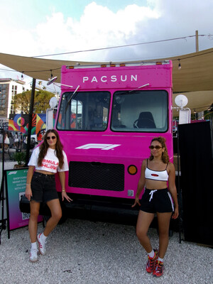 Pacsun x Formula 1 Pop-Up Truck