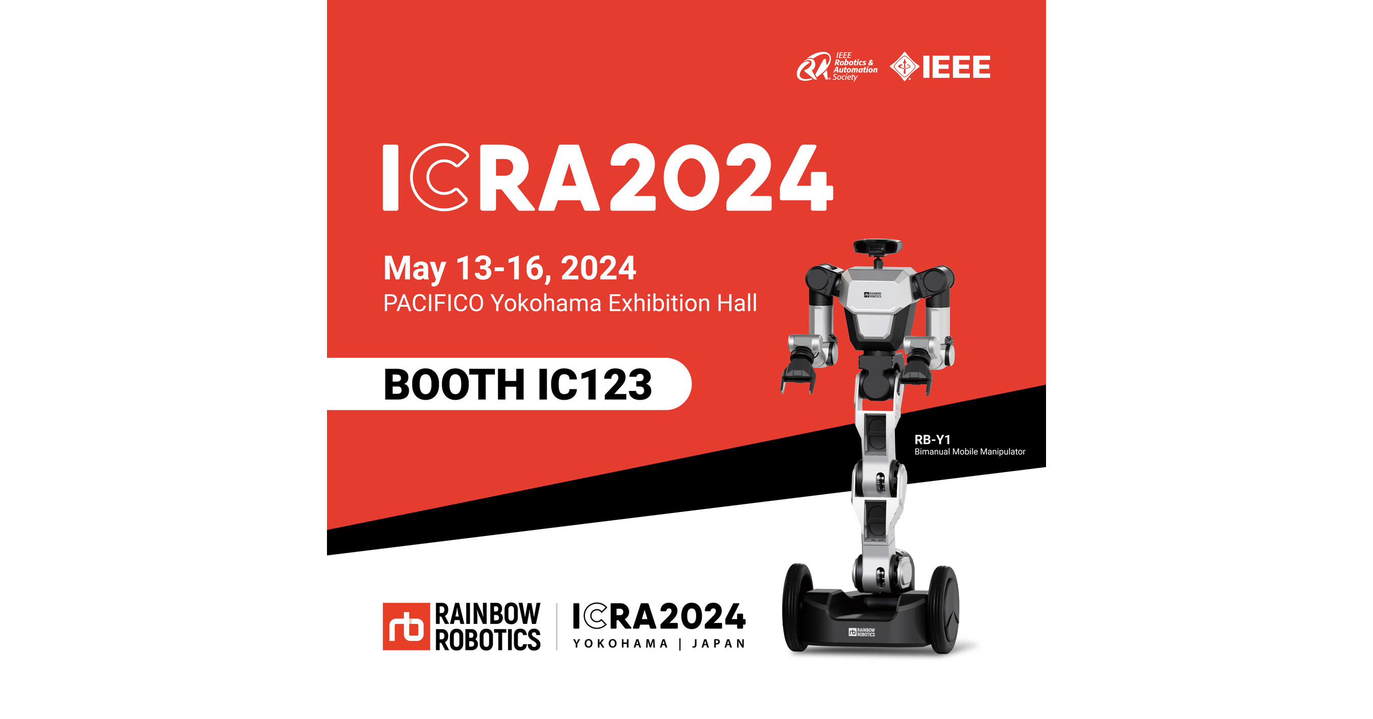 Rainbow Robotics participa en ICRA 2024 en Yokohama, Japón