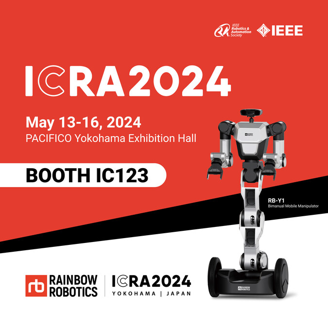 Rainbow Robotics participates in ICRA 2024 in Yokohama, Japan: Bimanual Mobile Manipulator 'RB-Y1' debuts overseas - Vimarsana News