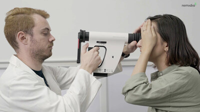 Remidio’s FOP NM enabling retinal screening anywhere, anytime. (PRNewsfoto/Remidio Innovative Solutions)