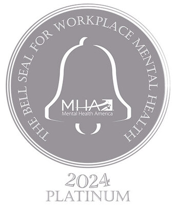 The Bell Seal program from Mental Health America (MHA) is a first-of-its-kind workplace certification that recognizes employers who strive to create mentally healthy workplaces for their associates.