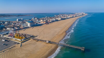 Ocean City, Maryland 10 miles of beautiful coastline.Photo courtesy of Ocean City, Maryland Tourism Bureau