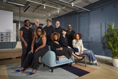 The new Burrell Communications Group senior leadership team. Pictured are (front row, from left) Tuwisha Rogers, CEO Tara DeVeaux, Ailine Tan and Vicki Bolton, along with (back row) Donna Hodge, Mike Mitchell, Khari Streeter, Stephen French and Leslie Alexander.

Photo credit: © 2024, by Dimitre Photography, courtesy BURRELL Communications Group
