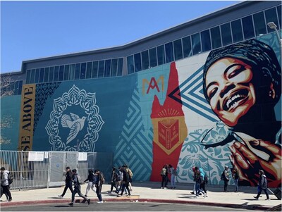 Past Branded Arts Mural Festival featuring Shepard Fairey