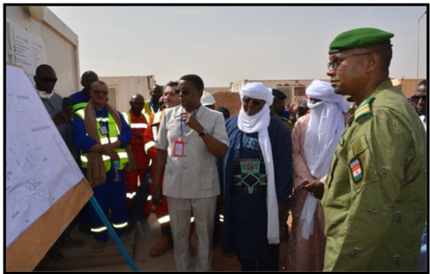Figure 1: Moussa Souley, Managing Director, Mines Minister Briefing (CNW Group/Global Atomic Corporation)