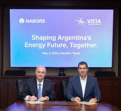 Vista andNabors to Deploy Third Drilling Rig to Vaca Muerta, Argentina