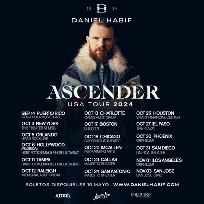 DANIEL HABIF ASCENDER US TOUR 2024