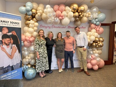 Chicago IVF family building partners attended the ribbon cutting ceremony.