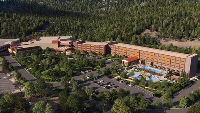 Artist rendering of the new resort expansion