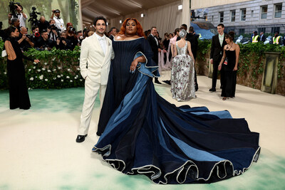 Da’Vine Joy Randolph and Gap Inc.’s Creative Director Zac Posen arrive at the 2024 Met Gala at The Metropolitan Museum of Art on May 6, 2024 (Photo Credit: Getty Images)